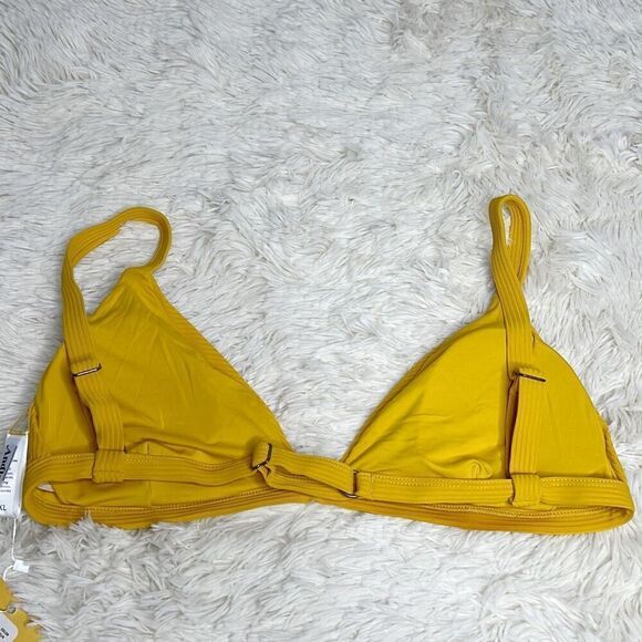 Andie Swim The Gold Coast Swim Top in Dune Yellow NWT 2XL - Picture 5 of 7